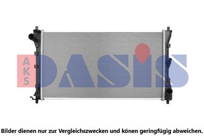 Радиатор, охлаждение двигателя AKS DASIS 080132N для FIAT SEDICI