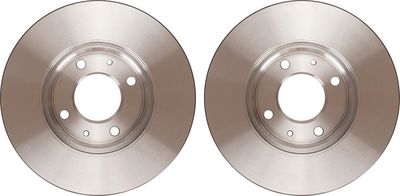 Brake disc Voor Links/Rechts past: HYUNDAI ACCENT V, I20 ACTIVE, I20 II, SOLARIS  KIA RIO IV 1.0-1.6 11.14-