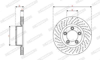 DISC FRANA FERODO DDF2137LC1 2