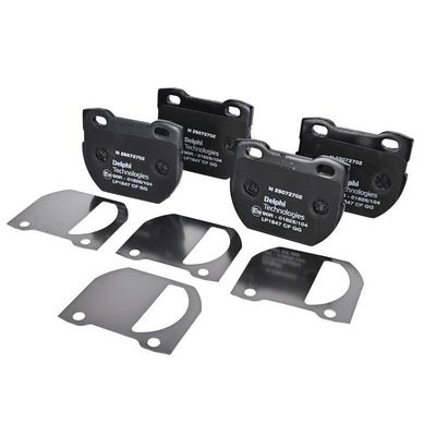 Sada brzdových destiček, kotoučová brzda DELPHI LP1847