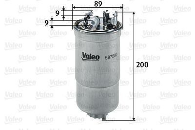 Топливный фильтр VALEO 587500 для VW BORA