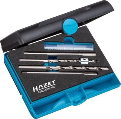 GEWINDESCHNEIDWERKZEUGSATZ GLüHKERZE HAZET 4760M8X19 7