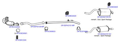 Изпускателна система OPTIMAL OP-EXSRN121
