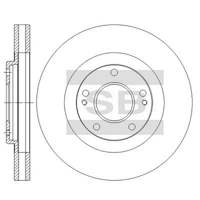 спирачен диск Hi-Q SD4357