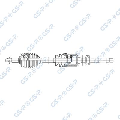 полуоска GSP 256325