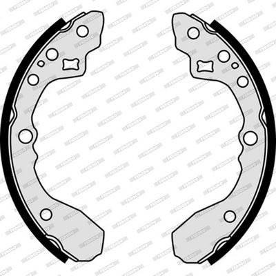 SET SABOTI FRANA FERODO FSB609 2