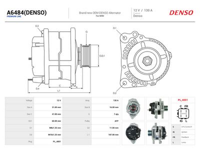 generátor AS-PL A6484(DENSO)