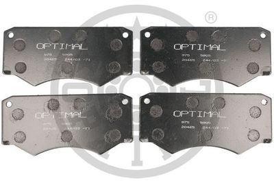 Комплект тормозных колодок, дисковый тормоз OPTIMAL BP-05905 для MERCEDES-BENZ T1