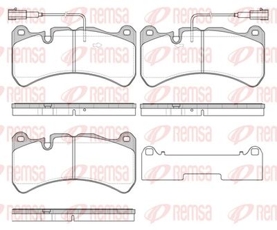 Brake Pad Set, disc brake 1192.24