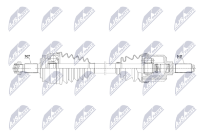 полуоска NTY NPW-PE-140