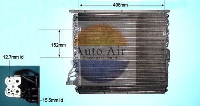 Condenser, air conditioning Auto Air Gloucester 16-6597