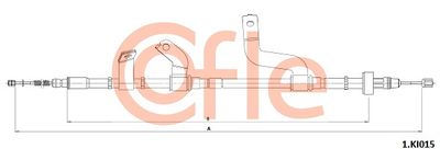 Тросик, cтояночный тормоз COFLE 92.1.KI015 для KIA RIO