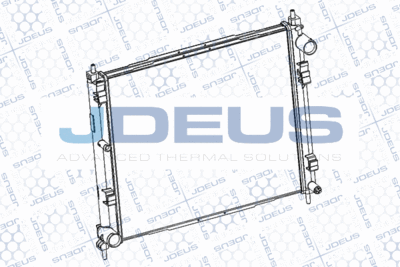 JDEUS RA0190230 Радиатор охлаждения двигателя для NISSAN CUBE