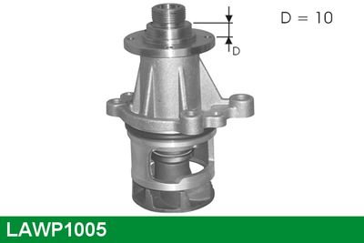 POMPă DE APă RăCIRE MOTOR LUCAS LAWP1005