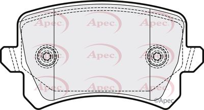 Brake Pad Set APEC PAD2190