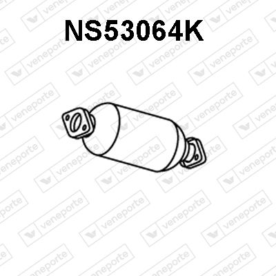 Катализатор VENEPORTE NS53064K для NISSAN NOTE