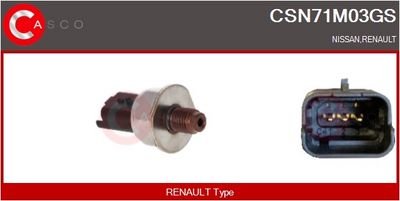 SENZOR PRESIUNE COMBUSTIBIL CASCO CSN71M03GS