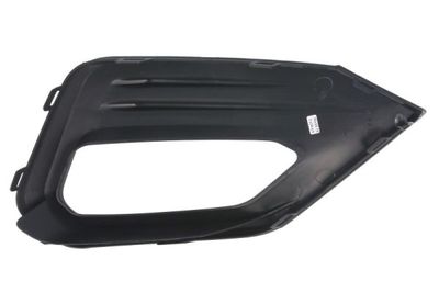 Voorbumper afdekking Voor Links (met mistlampgaten, plastic, black-matt, ST) past: FORD FIESTA VII 05.17-11.21