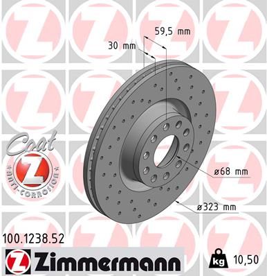 Brake Disc 100.1238.52