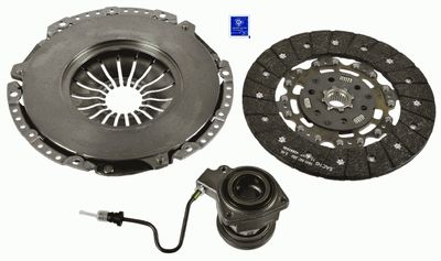Koppelingskit met hydraulisch lager (240mm) past: CHEVROLET CAPTIVA  OPEL ANTARA A 2.4 12.10-