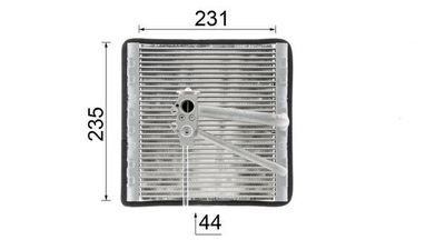 EVAPORATOR AER CONDITIONAT MAHLE AE194000P 9