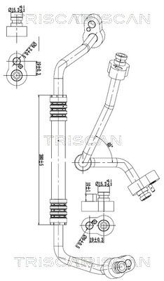 CONDUCTA PRESIUNE VARIABILA AER CONDITIONAT TRISCAN 901029159
