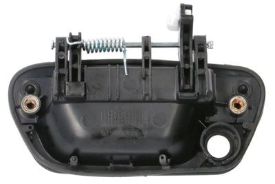 Door handle Voor Rechts (extern, zwarte textuur) past: CHEVROLET SPARK, SPARK/MATIZ 01.07-11.15