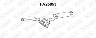 Глушитель выхлопных газов конечный VENEPORTE FA25853 для FIAT TIPO