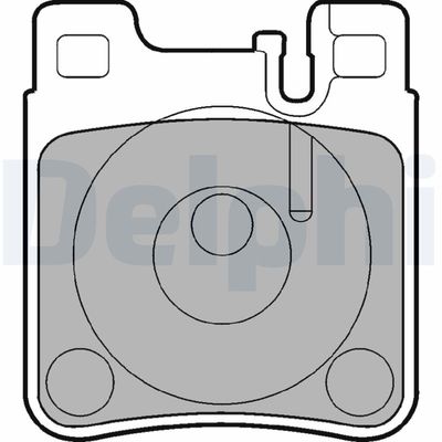 Комплект тормозных колодок, дисковый тормоз LP841