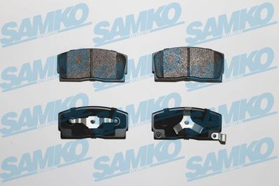 Комплект тормозных колодок, дисковый тормоз SAMKO 5SP055 для DAIHATSU CHARADE