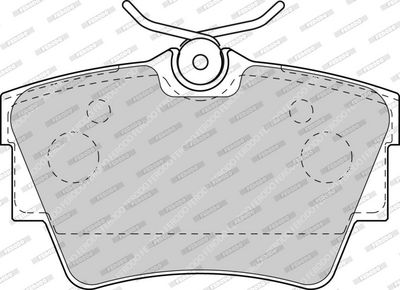 BREMSBELAGSATZ SCHEIBENBREMSE FERODO FVR1516 2