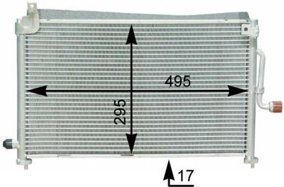 CONDENSATOR CLIMATIZARE MAHLE AC416000S