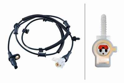 Czujnik, prędkość obrotowa koła HELLA 6PU358252-971