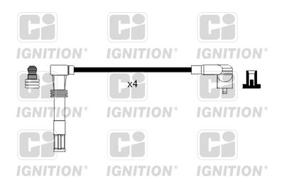 Комплект проводов зажигания QUINTON HAZELL XC717 для VW BORA