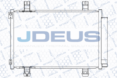 JDEUS 742M26 Радиатор кондиционера  для SUZUKI SPLASH (Сузуки Сплаш)