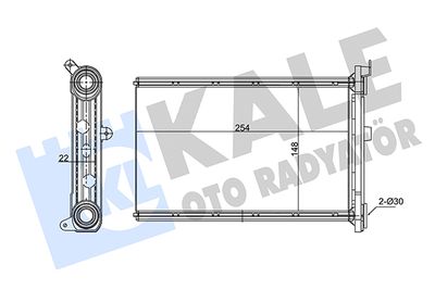 KALE OTO RADYATÖR 346755 Радиатор печки  для BMW X4 (Бмв X4)