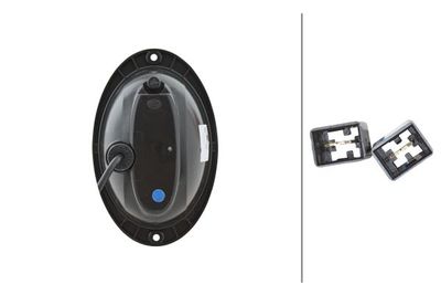 Achterste richtingaanwijzer Rechts (P21W, met lampvoet)