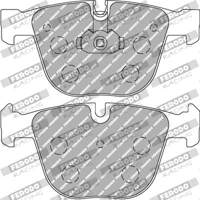 BREMSBELAGSATZ SCHEIBENBREMSE FERODO RACING FDS1672 1