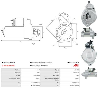 STARTER AS-PL S6257S 4