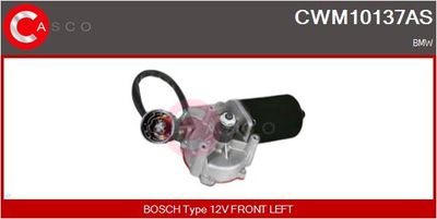 CASCO CWM10137AS Двигун склоочисника для BMW (Бмв)