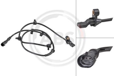 Czujnik, prędkość obrotowa koła A.B.S. 32117