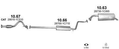 SISTEM DE ESAPAMENT POLMO POLMO99630