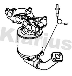 Катализатор KLARIUS 325242 для FORD FUSION