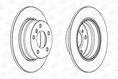 BREMSSCHEIBE CHAMPION 562259CH 1