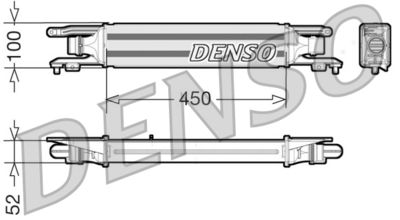 DENSO Intercooler, inlaatluchtkoeler (DIT20001)