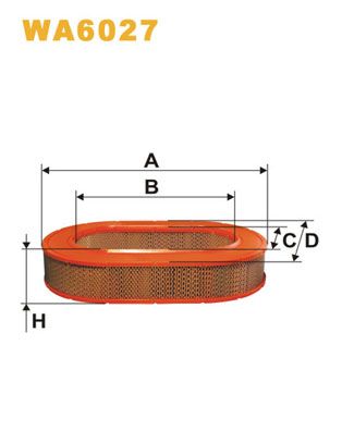 Air Filter WIX FILTERS WA6027