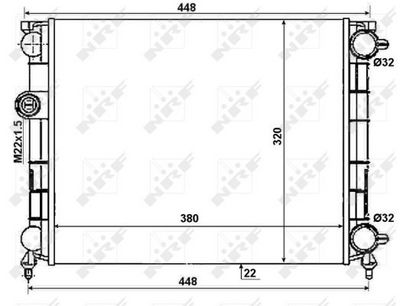 RADIATOR RACIRE MOTOR NRF 50004 3