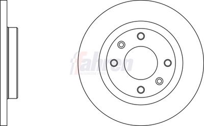 Fahren Brake Disc FBD7337