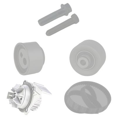 водна помпа+ к-кт ангренажен ремък RIDEX 3096W0006