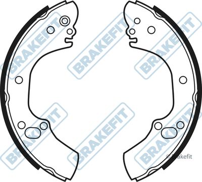 APEC Brake Shoe Set BSH1116